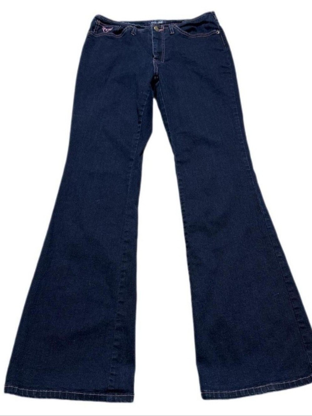 Vintage y2k, 2000’s, Angels Dark Wash Flare Jeans Dark Blue Flared Women’s Jeans